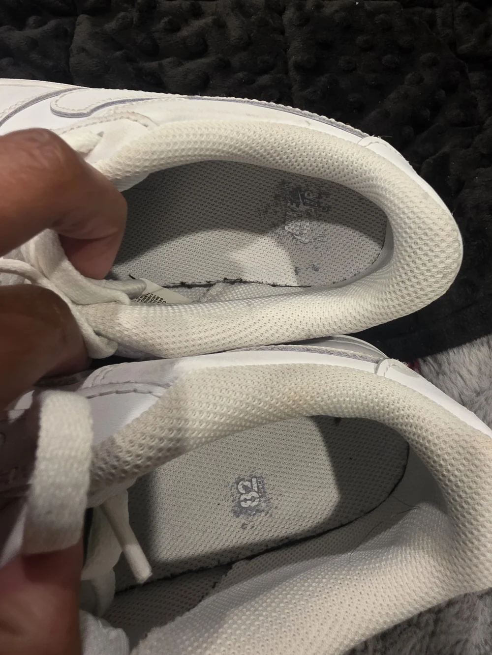 Nike White Leather Sneakers - Classic Air Force Style